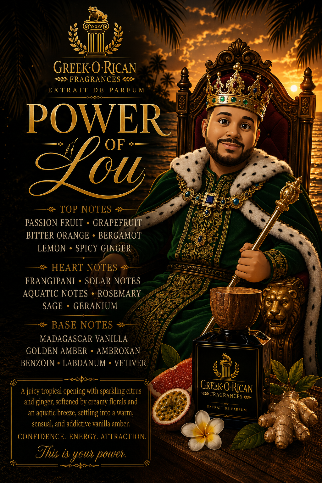 Power Of Lou (Men's/Unisex) *New* 7/29